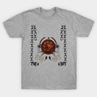 Creepy skulls with crow and spider T-Shirt